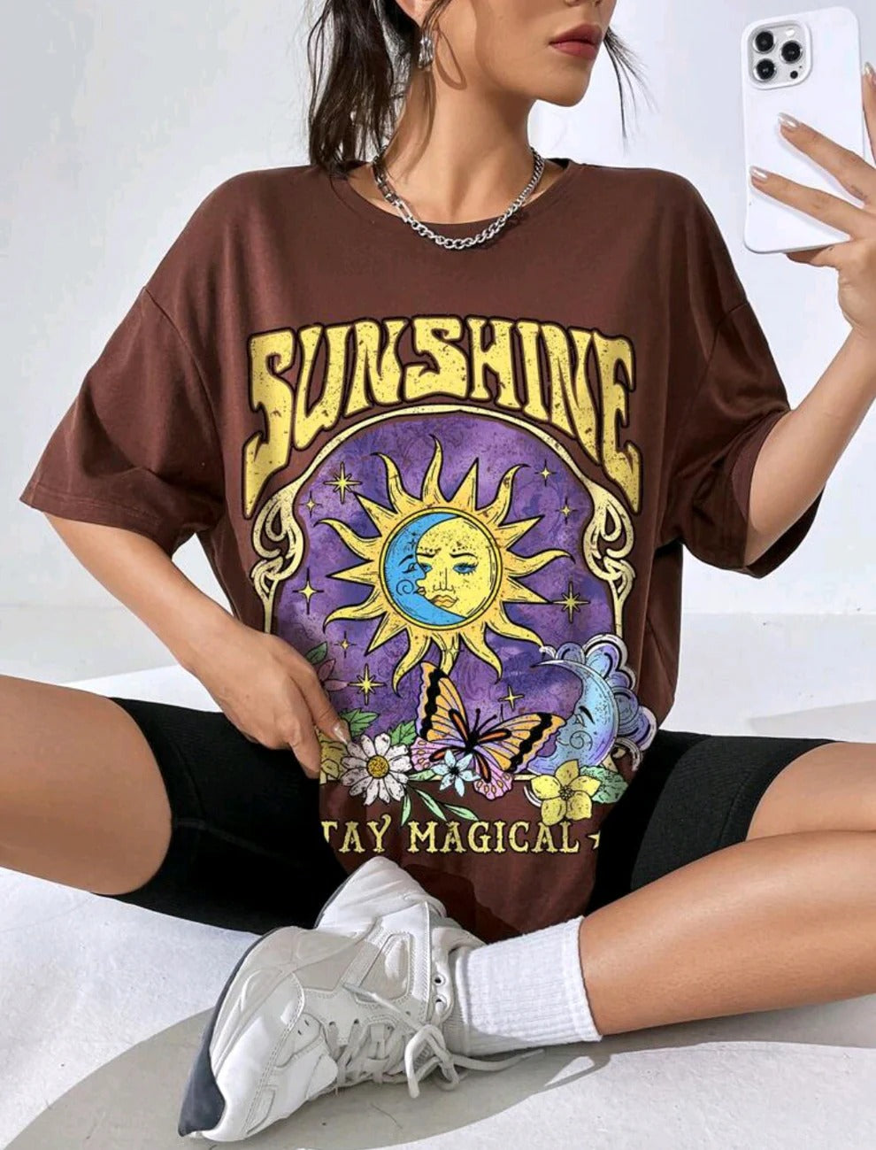 Graphic printed sunshine Drop T-shirt