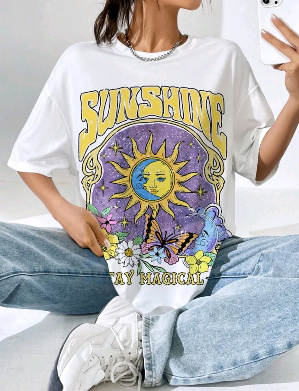 Graphic printed sunshine Drop T-shirt