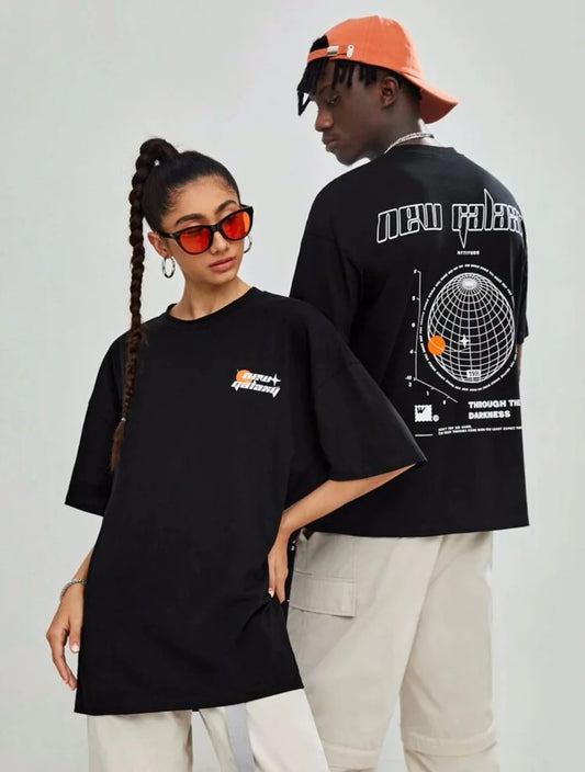 Graphic Drop shoulder T-shirt