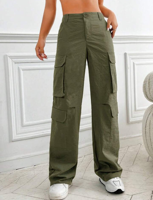 Flap Pocket Side Cargo Pants