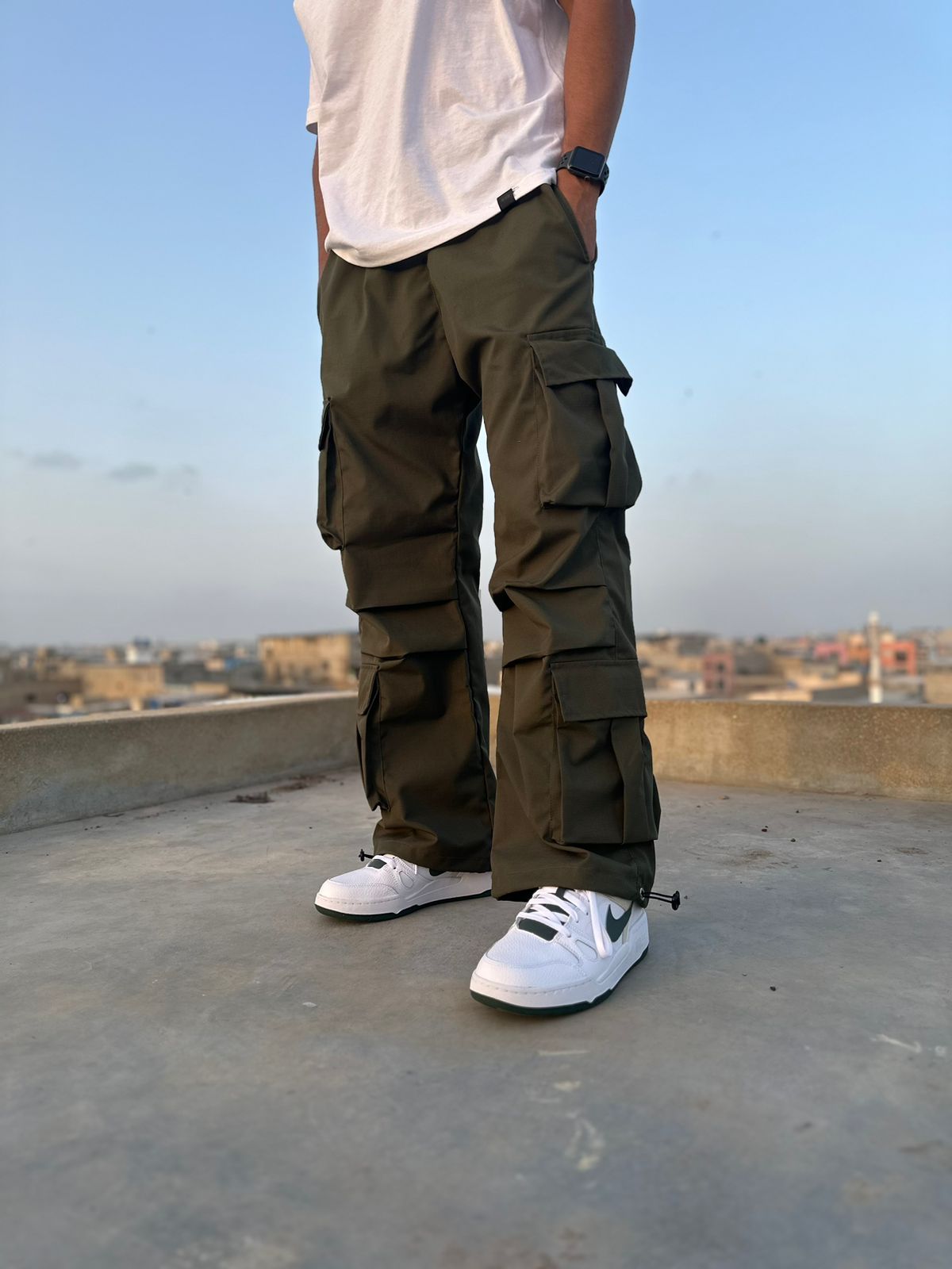 04 pocket wide leg cargo pant